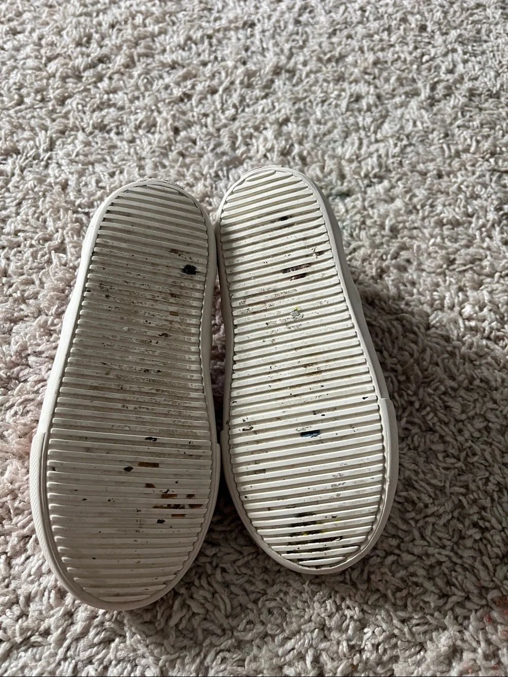 Old Navy Pink Glitter Heart Slip-On Sneakers